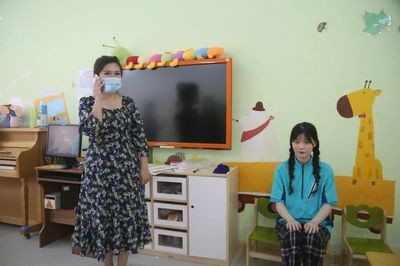 防疫不放松 安全伴我行--濟南市七里山幼兒園秋季開學防疫演練