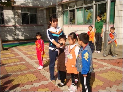 濟南七里山幼兒園 推廣普通話，做文明小市民
